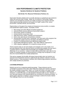 Carbon dioxide / Energy economics / Climatology / Carbon finance / Emissions trading / Sustainable energy / Carbon neutrality / Greenhouse gas / Efficient energy use / Environment / Climate change policy / Climate change