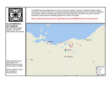 The AMAM has long emphasized not only its important academic outreach to Oberlin College students and faculty, but also its vital role in providing innovative educational experiences for the local and regional communitie