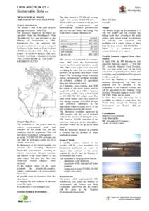 Local AGENDA 21 – Sustainable Sofia (03) METALURGICAL PLANT 