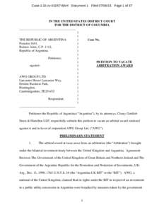 Case 1:15-cvBAH Document 1 FiledPage 1 of 37  IN THE UNITED STATES DISTRICT COURT FOR THE DISTRICT OF COLUMBIA ___________________________________ )