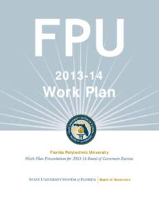 Microsoft Word - FPU_2013-14_Workplan_FINAL_05-16-13