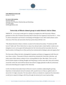 Committee on Institutional Cooperation / Association of American Universities / North Central Association of Colleges and Schools / University of Illinois at Urbana–Champaign / Tsinghua University / Urbana /  Illinois / Alumni association / Beijing / Champaign /  Illinois / Champaign County /  Illinois / Illinois / Association of Public and Land-Grant Universities
