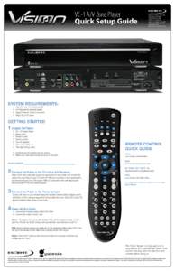 VC-1 A/V Zone Player Quick Setup Guide 6640 Intech Blvd., Suite 250 Indianapolis, IN 4627 Phone: 