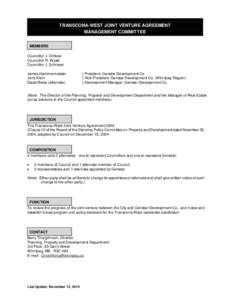 Microsoft Word - TransconaWestJointVentureAgreement.doc