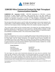 Microsoft Word - CDV new contract[removed]docx
