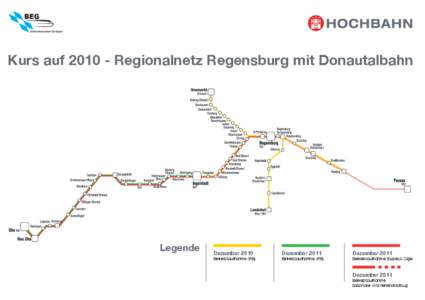 Kurs auf[removed]Regionalnetz Regensburg mit Donautalbahn Neumarkt (Oberpf.)