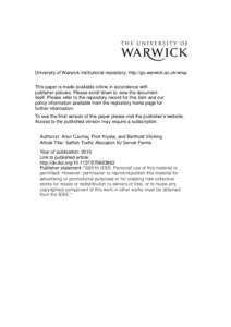 Queueing theory / Markov models / Game theory / Price of anarchy / Server / X Window System / Load balancing / Queueing model / M/M/1 queue / Statistics / Stochastic processes / Software