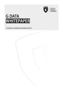 G DATA Whitepaper Vorlage