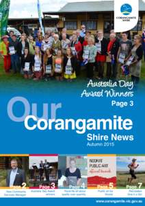 Australia Day Award Winners Our Corangamite