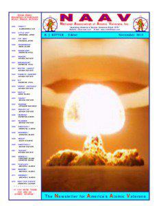 United States Atmospheric & Underwater Atomic Weapon Activities