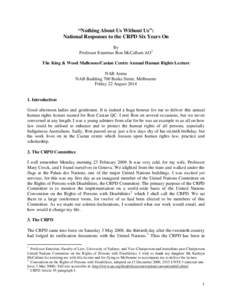 International law / Ethics / Convention on the Rights of Persons with Disabilities / International human rights law / Human rights / Disability / Developmental disability / The Atlas Council / Human rights in Iceland / Human rights instruments / Disability rights / International relations