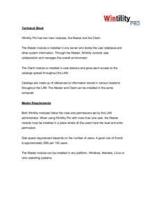 Microsoft Word - wintility pro technical sheet_2004.doc