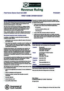 Grants / Residential real estate / Construction / Internal Revenue Service / Real estate / Affordable housing / First-time home buyer grant