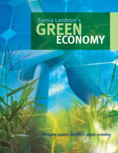 Economics / Social issues / Green-collar worker / Green job / Lambton County / Sarnia / Green economy / North American Industry Classification System / ECO Canada / Environment / Environmental economics / Employment