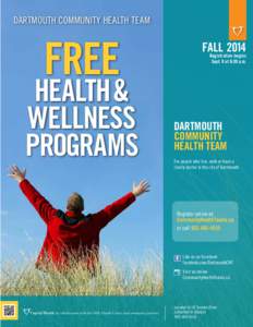 DARTMOUTH COMMUNITY HEALTH TEAM  FREE HEALTH & WELLNESS