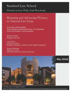  White	Paper:	 Retaining	&	Advancing	Women	in