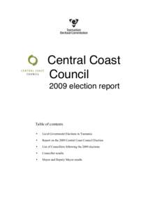 Politics / Management / Government / Central Coast Council / Mayor