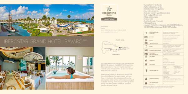 Playa Bávaro Higüey Tel. +[removed] • Fax. +[removed]removed]  IBEROSTAR GRAND HOTEL BÁVARO