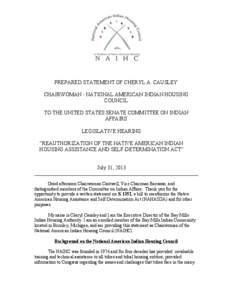 United States / Native American Housing Assistance and Self-Determination Act / Native American history / Indian termination policy / National Congress of American Indians / Native Americans in the United States / United States Senate Committee on Indian Affairs / Tribe / Bureau of Indian Affairs / Aboriginal title in the United States / Americas / History of North America