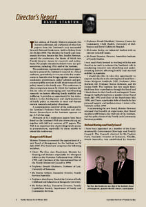 Household /  Income and Labour Dynamics in Australia Survey / The Melbourne Institute of Applied Economic and Social Research / Economics / Think tank / Drinkwise / Statistics / Australian Institute of Family Studies / Minister for Families /  Housing /  Community Services and Indigenous Affairs