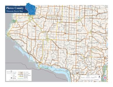 Pierce County Bicycle Map - WisDOT