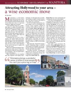 ECONOMIC DEVELOPMENT in  MANITOBA IN THE SPRING 2006 ISSUE OF Municipal Leader