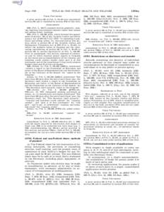 Page[removed]TITLE 42—THE PUBLIC HEALTH AND WELFARE PRIOR PROVISIONS  A prior section 382 of Pub. L. 93–415 was renumbered