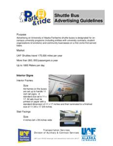 Microsoft Word - Shuttle Bus Advertising Guidelinesdoc