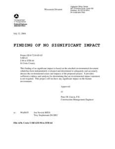 Earth / Environmental impact statement / Environmental science / Environmental impact assessment / Wisconsin Highway 64 / Impact assessment / Environment / Prediction