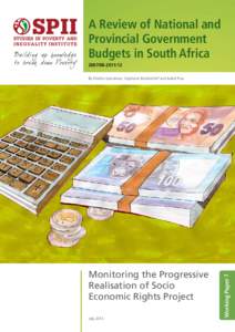 A Review of National and Provincial Government Budgets in South Africa  Monitoring the Progressive