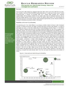 April[removed]Overview The smart grid is often touted as a relatively bright spot within what is commonly referred to as ‘cleantech investing’, which the CIO of CALPERS recently described as “a noble way to lose mone