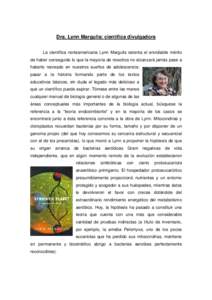 Microsoft Word - LynnMargulis_ Una vida de ciencia.doc