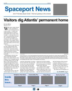 Jan. 27, 2012  Vol. 52, No. 2 Spaceport News John F. Kennedy Space Center - America’s gateway to the universe