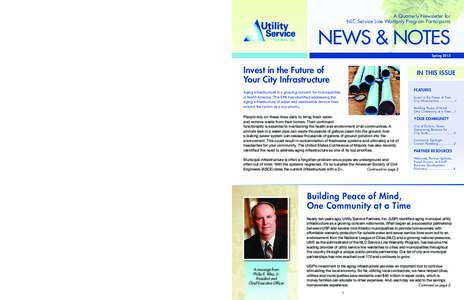 A Quarterly Newsletter for NLC Service Line Warranty Program Participants Welcome &  Welcome Back to All City Partners