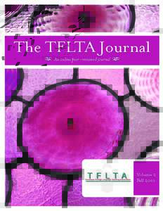FallThe TFLTA Journal The TFLTA Journal Volume 2