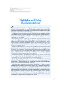 OECD Review of Agricultural Policies, Chili