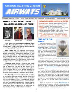 Don Piccard / Balloon / Hot air balloon / U.S. Ballooning Hall of Fame / Jean Piccard / Indianola /  Iowa / Ed Yost / Hot air balloon festival / Aviation / Ballooning / Aeronautics