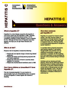 HEPATITIS C  HEPATITIS C +