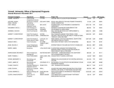 Foodshed / Cornell University / New York / Higher education / Technical communication / Markup languages / CALS