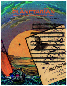Vol. 41, No. 1  March 2012 Journal of the International Planetarium Society