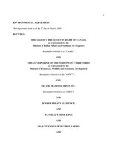 Environmental protection / Earth / Environmental impact assessment / Technology assessment / Minister of Aboriginal Affairs and Northern Development / Devolution / Environment / Environmental law / Sustainable development