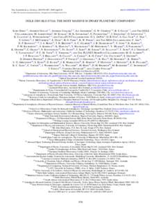The Astrophysical Journal, 695:970–987, 2009 April 20  C[removed]doi:[removed]637X[removed]