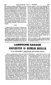 Migne, Jacques-Paul[removed]Patrologiae cursus completus, sive Bibliotheca universalis, integra, uniformis, commoda, oeconomica omnium s. s. Patrum, doctorum scriptorumque ecclesiasticorum qui ab aevo apostolico ad usque Innocenti III tempora floruerunt... / accurante J.-P. Migne,.... [removed].