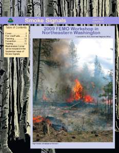 Smoke Signals Table of Contents Cover....................2 Fire Use/Fuels[removed]Planning[removed]10 Prevention[removed]