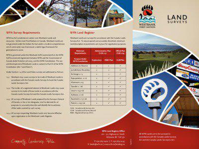 land surve ys WFN Survey Requirements