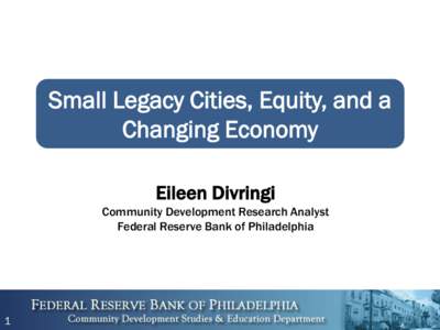 SESSION TITLE   DATE  Organized by the Federal Reserve Bank of ___________________