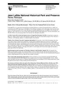 Andrew Jackson / Jean Lafitte National Historical Park and Preserve / Chalmette /  Louisiana / Jean Lafitte / Battle of New Orleans / New Orleans / National Park Service / Chalmette National Cemetery / Fazendeville /  Louisiana / Louisiana / Geography of the United States / Greater New Orleans