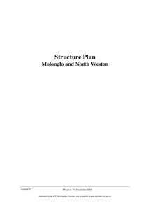 Structure Plan Molonglo and North Weston NI2008-27  Effective: 19 December 2008