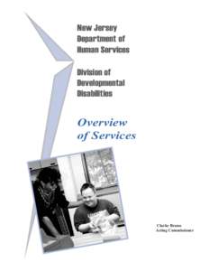 New Jersey Department of Human Services Division of Developmental Disabilities