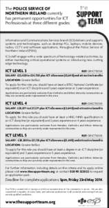 United Kingdom / Diploma in Digital Applications / Police Service of Northern Ireland / Northern Ireland